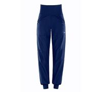 Sporthose WINSHAPE "Functional Comfort Leisure Time Trousers LEI101C", Damen, Gr. XS, Normalgrößen, blau (dunkelblau), 85% Polyester, 15% Elasthan, Hosen, High Waist (26342830-XS) dunkelblau