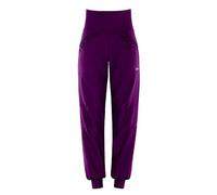 Sporthose WINSHAPE "Functional Comfort Leisure Time Trousers LEI101C", Damen, Gr. L, Normalgrößen, lila (schwarz plum), 85% Polyester, 15% Elasthan, Hosen, High Waist (27871505-L) schwarz plum