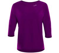 Longsleeve WINSHAPE "DT111LS", Damen, Gr. XL, lila (schwarz plum), 85% Polyester, 15% Elasthan, U-Boot-Ausschnitt, Shirts Yogawear Yogashirt, Functional Light and Soft (67024117-XL) schwarz plum