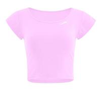 Crop-Top WINSHAPE "AET137LS", Damen, Gr. XXL, rosa (lavender rose), 85% Polyester, 15% Elasthan, Rundhals, Tops, Functional Light and Soft Cropped (63676650-XXL) lavender rose