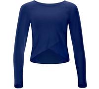 WINSHAPE Damen Functional Light and Soft Cropped Long Sleeve Top AET131LS (AET131LS) L dark blue