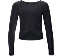 WINSHAPE Damen Functional Light and Soft Cropped Long Sleeve Top AET131LS (AET131LS) M schwarz