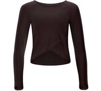 WINSHAPE Damen Functional Light and Soft Cropped Long Sleeve Top AET131LS (AET131LS) XL espresso