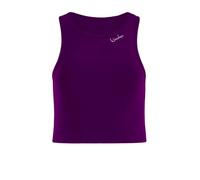 Winshape Damen Functional Light and Soft Cropped Tanktop Aet135ls T-Shirt, Dark-Plum, M EU