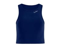 WINSHAPE Damen Functional Light and Soft Cropped Tanktop Aet135ls T-Shirt, Dark-Blue, XL EU