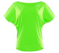 WINSHAPE Damen Super Leichtes Functional Dance-top Dt101 T-Shirt, Neon-grün, M EU