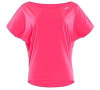 Oversize-Shirt WINSHAPE "DT101", Damen, Gr. XXL, pink (neon pink), 80% Polyester, 20% Elasthan, U-Boot-Ausschnitt, Kurzarm, Shirts Oversize Shirt T-Shirt, Functional (73798437-XXL) neon pink