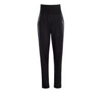 WINSHAPE Damen Functional Light "High Waist" Baggy Pants Hp103 Mit Core-bund, Street Style Lässige Hose, Schwarz, XXL EU