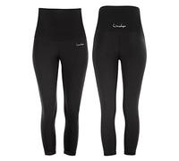 WINSHAPE Damen Functional Power Shape 7/8-tights „high Waist“ Hwl302, Schwarz, Slim Style Leggings, Schwarz, XS EU