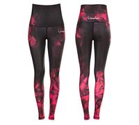 Leggings WINSHAPE "Functional Power Shape HWL102", Damen, Gr. M, Normalgrößen, rot (rubin), 80% Polyester, 20% Elasthan, Hosen Leggings, High Waist mit Bauch-Weg-Effekt (23510932-M) rubin