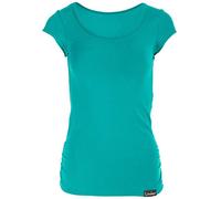 WINSHAPE Damen Fitness Freizeit Yoga Pilates Wtr4 Kurzarmshirt, Ocean-green, XS EU