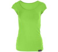 T-Shirt WINSHAPE "WTR4", Damen, Gr. L, grün (apfelgrün), 90% Baumwolle, 10% Elasthan, Rundhals, Kurzarm, Shirts, kurzarm (54408652-L) apfelgrün