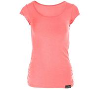 Winshape Damen Kurzarmshirt Fitness Freizeit Yoga Pilates, Neon Coral, S, WTR4