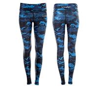 Winshape Damen Leggings Damen Functional Power Shape Tights Leggings AEL102, Camo Print, Slim Style
