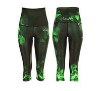WINSHAPE Damen Functional Power Shape High Waist 3/4-Tights HWL202 (HWL202-BRILLNT) M smaragd