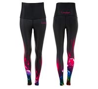 Leggings WINSHAPE "HWL102-COSMIC", Damen, Gr. L, Normalgrößen, schwarz (cosmic), 80% Polyester, 20% Elasthan, Hosen Leggings, Core-Stability-Bund mit Bauch-Weg-Effekt (95591714-L) cosmic