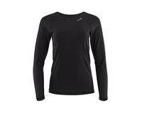 WINSHAPE Damen Light and Soft Long Sleeve Top Aet118ls Yoga-Shirt, Schwarz, M EU