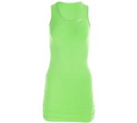 Winshape Damen Fitness Freizeit Longtop WTR15 mit seitlicher Raffung, Slim Style, apfelgrün, M