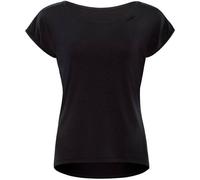 T-Shirt WINSHAPE "BAMT002", Damen, Gr. M, schwarz, 95% Viskose, 5% Elasthan, Rundhals, Shirts T-Shirt, Seidig weiches Bambusgewebe (76506643-M) schwarz