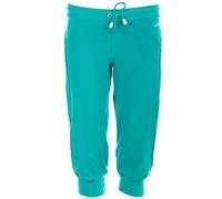 WINSHAPE Damen „shape Up“ ¾-trainingshose Wbe5, All-fit Style, Ocean/Green, M Kurz EU