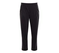 WINSHAPE Damen Super Leichte, Elegante Functional 7/8-baggy Pants Hp302, Street Style Lässige Business-Hose, Schwarz, XL EU
