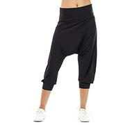 Haremshose WINSHAPE "¾-Haremshose HP201", Damen, Gr. S, Normalgrößen, schwarz, 80% Polyester, 20% Elasthan, Hosen Haremshose Relaxhose Tanzhose, Functional (59589459-S) schwarz