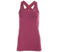 Sporttop WINSHAPE "Tanktop WVR32", Damen, Gr. M, lila (berry love), 90% Baumwolle, 10% Elasthan, Rundhals, Tops Sporttop, Drop Back Design (52920622-M) berry love
