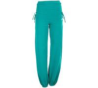 WINSHAPE Damen Trainingshose Wh1 Fitness Freizeit Sport Yoga Pilates Hose, Ocean/Grün, XS EU