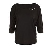 3/4-Arm-Shirt WINSHAPE "MCS001", Damen, Gr. M, schwarz, 50% Modal, 50% Baumwolle, U-Boot-Ausschnitt, Shirts Yogashirt Yogawear, Ultra leicht (36729205-M) schwarz