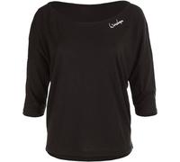 WINSHAPE Damen Ultra Leichtes Modal-3/4-arm Mcs001 3/4-arm Shirt, Schwarz, L EU