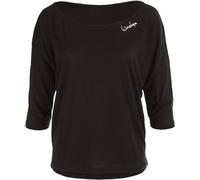 WINSHAPE Damen Ultra Leichtes Modal-3/4-arm Mcs001 3/4-arm Shirt, Schwarz, XS EU