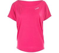 Oversize-Shirt WINSHAPE "MCT002", Damen, Gr. M, pink (deep pink), 50% Modal, 50% Baumwolle, U-Boot-Ausschnitt, Shirts Yogawear Yogashirt, Ultra leicht (22476565-M) deep pink