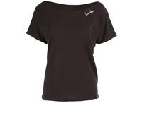 Oversize-Shirt WINSHAPE "MCT002", Damen, Gr. XS, schwarz, 50% Modal, 50% Baumwolle, U-Boot-Ausschnitt, Kurzarm, Shirts Yogawear Yogashirt, Ultra leicht (35158211-XS) schwarz