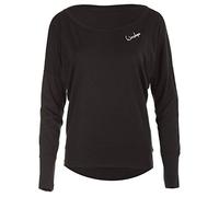WINSHAPE Damen Ultra Leichtes Modal-longsleeve Mcs002 Longsleeve, Schwarz, M EU