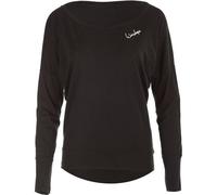 WINSHAPE Damen Ultra Leichtes Modal-longsleeve Mcs002 Longsleeve, Schwarz, S EU
