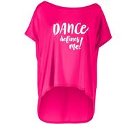 Oversize-Shirt WINSHAPE "MCT017", Damen, Gr. XS, pink (deep pink), 50% Modal, 50% Baumwolle, U-Boot-Ausschnitt, Shirts Yogawear Yogashirt, Ultra leicht (86395415-XS) deep pink