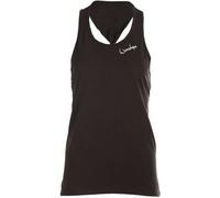 WINSHAPE Damen Mct001 Dance Style, Fitness Freizeit Sport Yoga Workout Tanktop, Schwarz, L EU