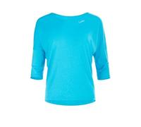 3/4-Arm-Shirt WINSHAPE "MCS004", Damen, Gr. M, blau (sky blau), 50% Modal, 50% Baumwolle, Rundhals, Shirts 3/4-Arm-Shirt, Ultra leicht (82558423-M) sky blau