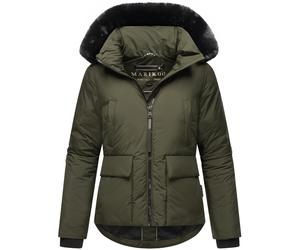 Wintejacke mit abnehmbarem Kunstfell "Morinaa XVI" Dark Olive XL