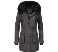 Winter Baumwollparka mit Kapuze "Luluna" Grau XS
