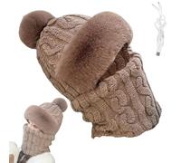 Winter Beheizte Mütze, Elektrische Baumwolle Beanie, Nackenwärmer Mütze
