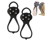 Winter-Eisgreifer - 2 Stück Starke Schuh-Schneegriffe, Stiefel-Schnee-Traktion | Multifunktionale Eisschnee-Traktionsstollen, Greifer, robuste Wanderschuhe, Eisstollen zum Klettern, Joggen