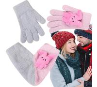Winter-Fäustlinge für Paare - Love Holding Hands Handschuhe, warme Partner-Fäustlinge | Weihnachtsromantische gemeinsame Handschuhe, süße gemütliche Fäustlinge für Freund, Freundin, Outdoor-Wärme-