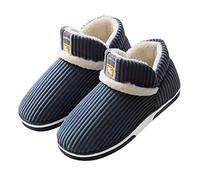 Winter Hausschuhe für Erwachsene Plüsch Pantoffeln Damen Warme gefüttert Pantoletten Herren Weich Bequem Slipper Schuhe