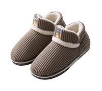 Winter Hausschuhe für Erwachsene Plüsch Pantoffeln Damen Warme gefüttert Pantoletten Herren Weich Bequem Slipper Schuhe