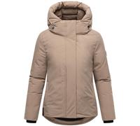 Winterjacke MARIKOO "Yeminaa", Damen, Gr. S, beige (taupe grau), Obermaterial: 100% Polyester; Futter: 100% Polyester; Wattierung: 100% Polyester; Ärmelfutter: 100% Polyester, Jacken, Belüftungsöffnun