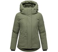 Winterjacke MARIKOO "Yeminaa", Damen, Gr. M, olive leaf, Obermaterial: 100% Polyester; Futter: 100% Polyester; Wattierung: 100% Polyester; Ärmelfutter: 100% Polyester, Jacken Winterjacke, warm für den