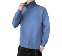 Winter Kaschmir Pullover Männer Lose Rollkragen Strickpullover Dicke Warme Strickpullover
