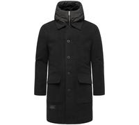 Winter Kurzmantel in Wollmantel-Optik "Thiagoo XX" Black XXL