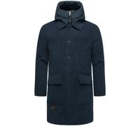 Trenchcoat STONE HARBOUR "Thiagoo XX", Herren, Gr. L (52), navy, Obermaterial 1: 95% Polyester, 3% Viskose, 2% Elasthan; Obermaterial 2: 100% Polyester; Innenfutter: 100% Polyester; Wattierung: 100% P